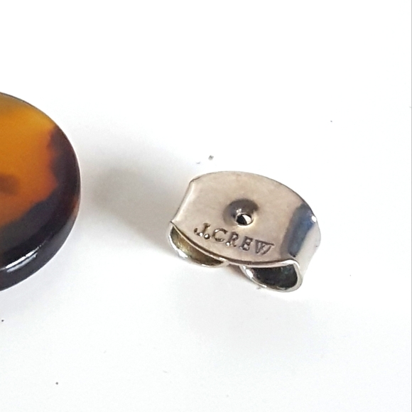 J. Crew Tortoise Heart Drop Earrings ๐ Acrylic ๐ Jumbo Hearts - Picture 3 of 7